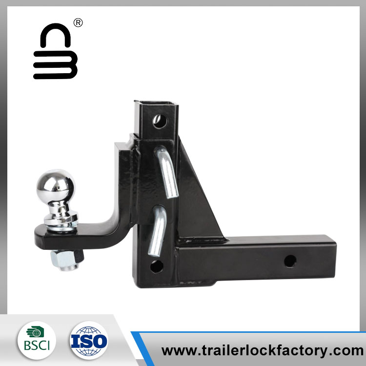 گیرنده 2 اینچی تریلر قابل تنظیم Drop Hitch Ball Mount 2 با توپ 2 اینچی